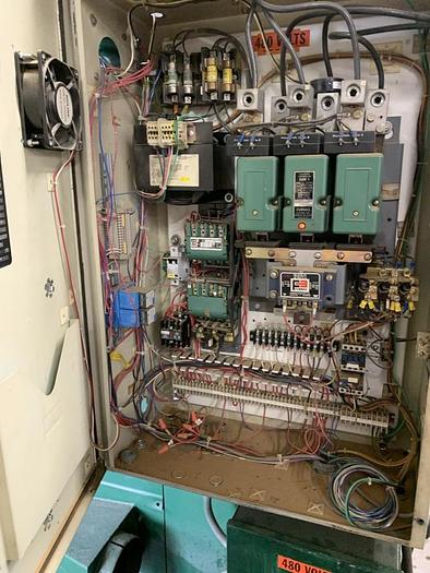 Used TIMESAVERS TB337-2HDA, 37" TOP & BOTTOM ABRASIVE PLANER SYSTEM