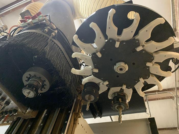 Used BIESSE ROVER A 1432, 3-AXIS CNC POD & RAIL MACHINING CENTER