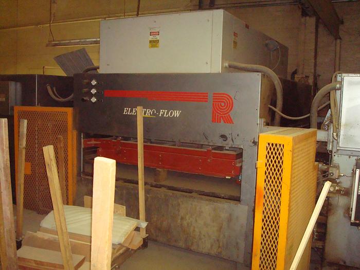 Used ROSENQUIST ELECTRO-FLOW CONTINUOUS FEED-THROUGH RADIO FREQUENCY GLUER