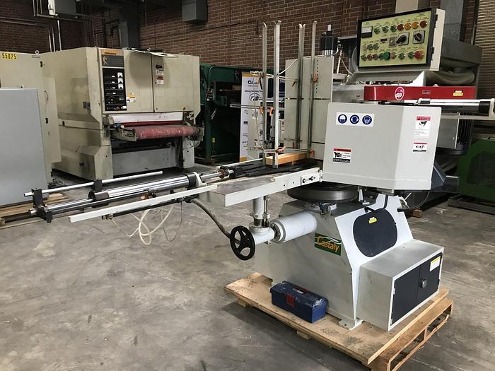 Used CASTALY CS-30DS AUTOMATIC DOUBLE-HEAD ROTARY SHAPER