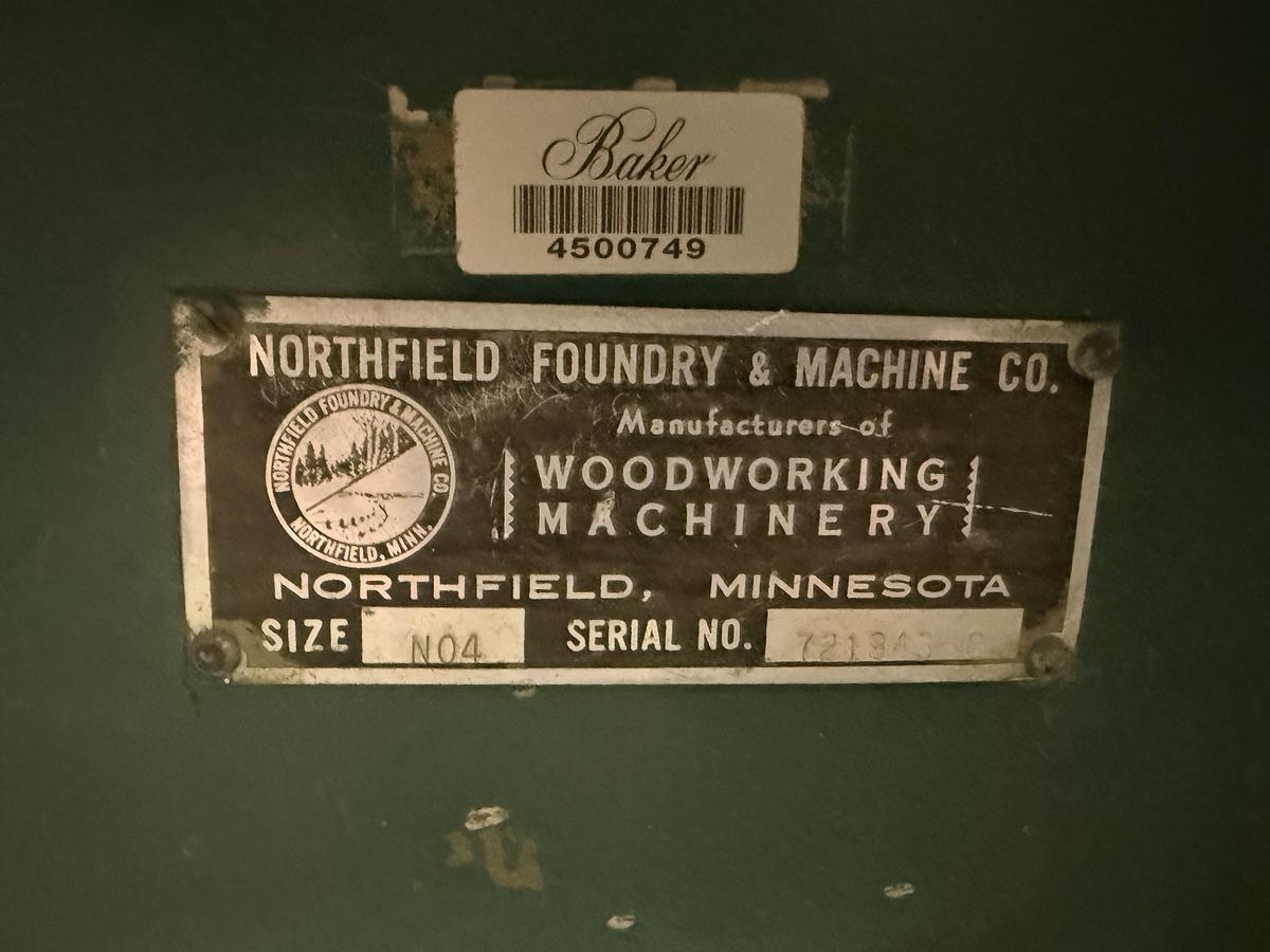 Used NORTHFIELD N0. 4 VARIETY SAW WITH 3-ROLL FEEDER