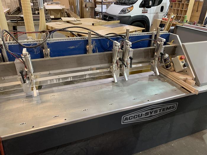 Used ACCU-SYSTEMS MTH, 10' MORTISE, TENON, AND HAUNCH MACHINE