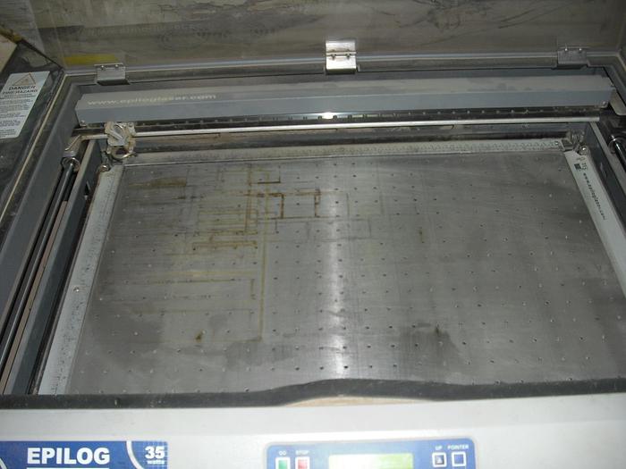 Used EPILOG HELIX 8000 35 WATT LASER ENGRAVING MACHINE