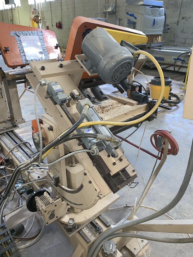 Used NICHOLS DOUBLE-END ANGLE BORING MACHINE