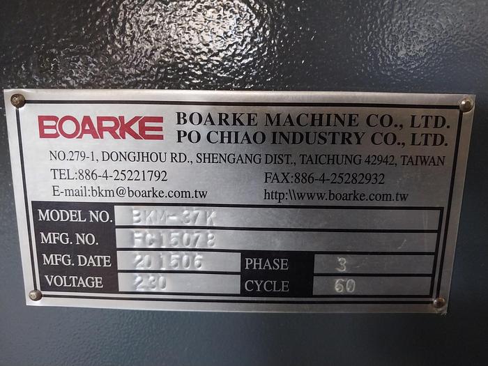 Used BOARK BKM-37K, 37" SINGLE-HEAD WIDE-BELT SANDER