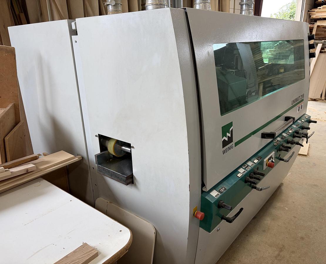 Used WEINIG UNIMAT 218, 6-HEAD MOULDER