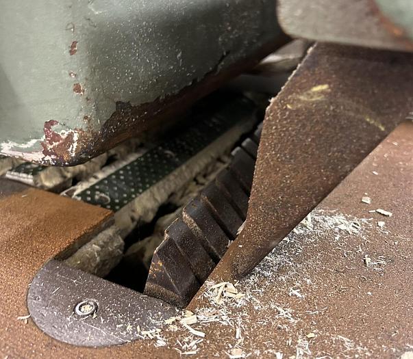 Used OGAM PO-280, 12" DIP-CHAIN GANG RIPSAW