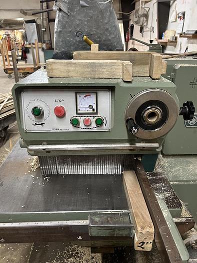 Used OGAM PO-280, 12" DIP-CHAIN GANG RIPSAW
