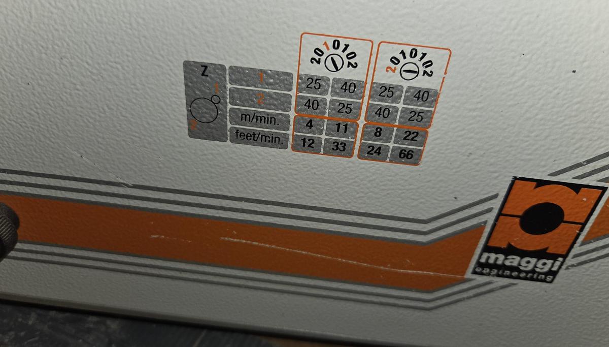 Used STEFF MAGGI 2034, 3-ROLL POWER FEEDER