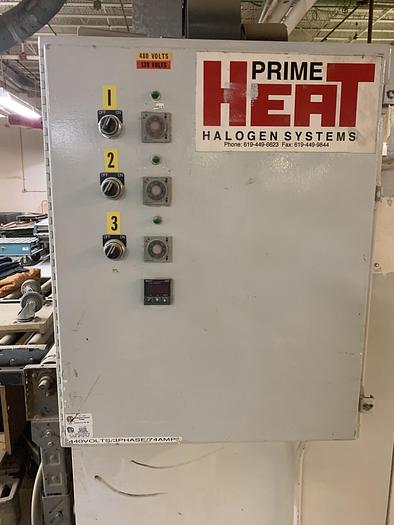Used PRIME HEAT HALOGEN SYSTEMS OVEN