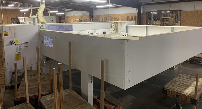 Used HOMAG SAWTRQ, B-400 PROFILINE HORIZONTAL PANEL-SAW WITH PRESSURE BEAM