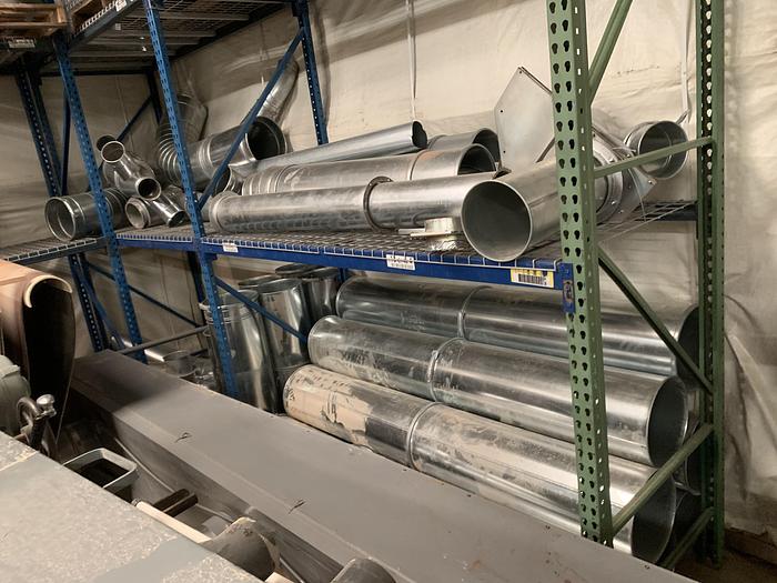 Used LARGE LOT OF MISCELLANEOUS DUST PIPE, FITTINGS, & ACCESSORIES