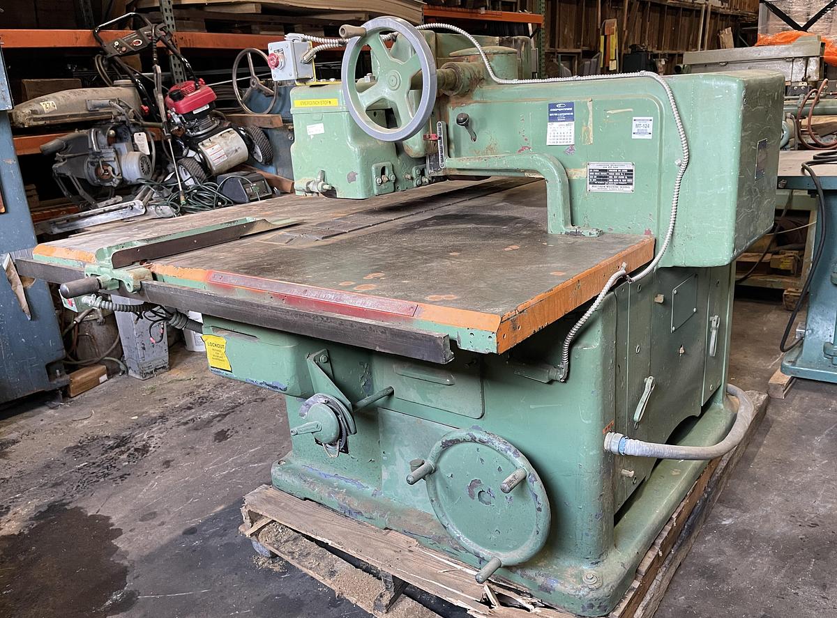 Used MATTISON 404 STRAIGHT-LINE RIPSAW