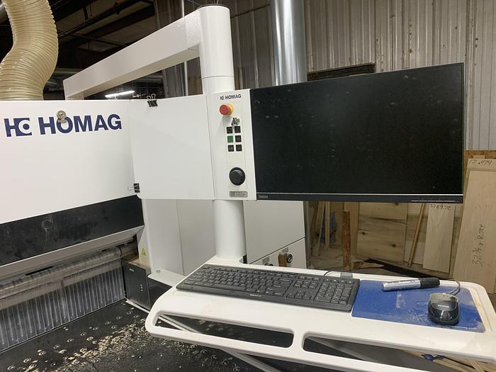Used HOMAG SAWTRQ, B-400 PROFILINE HORIZONTAL PANEL-SAW WITH PRESSURE BEAM