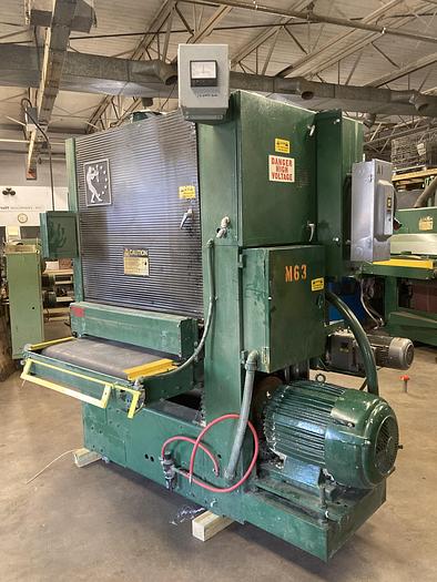 Used TIMESAVERS TB337, 37" TOP-HEAD ABRASIVE PLANER