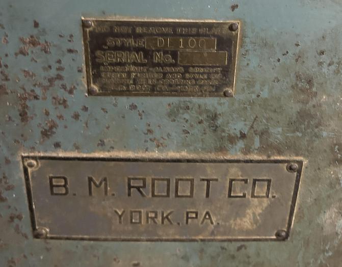 Used ROOT DL-100 HORIZONTAL BORER/CHUCKER