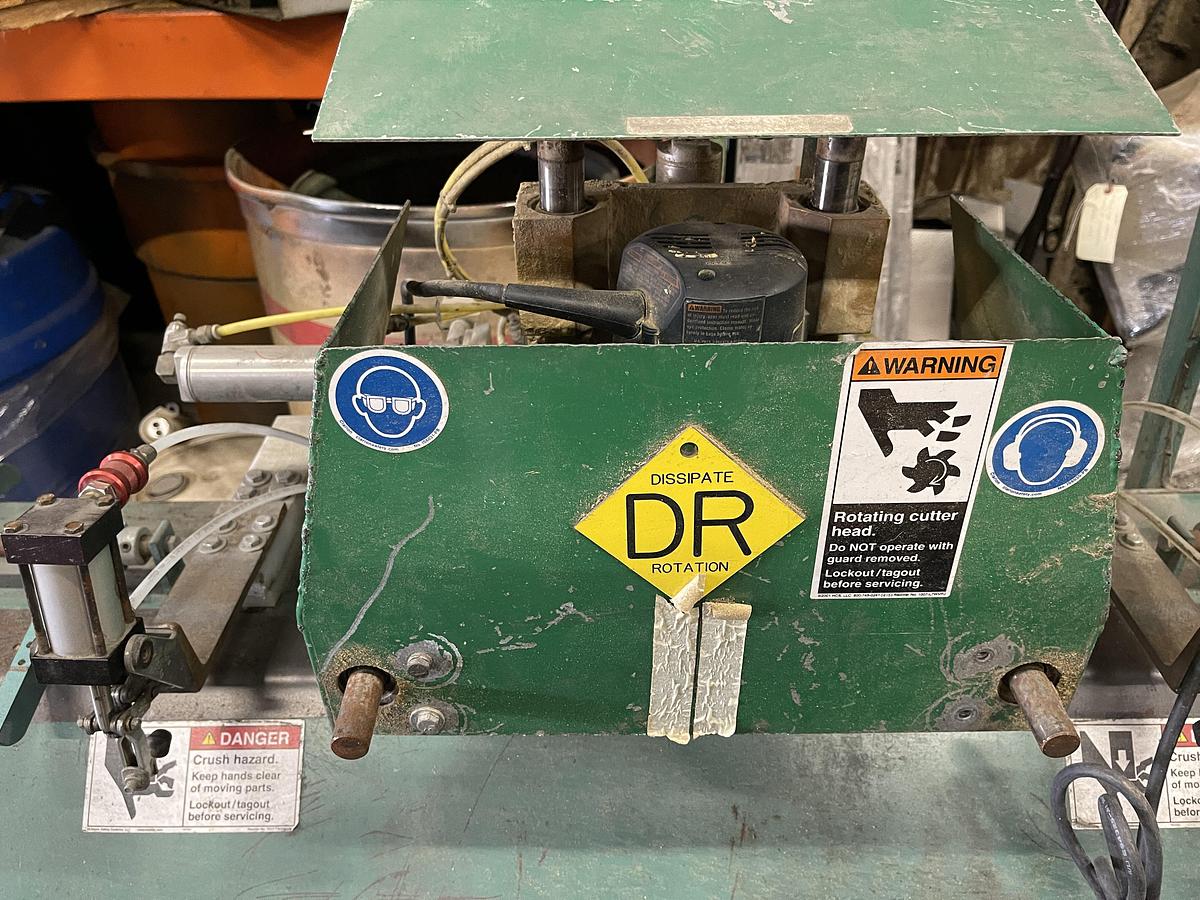Used KVAL 963-3 DOOR STRIKE PLATE ROUTING MACHINE