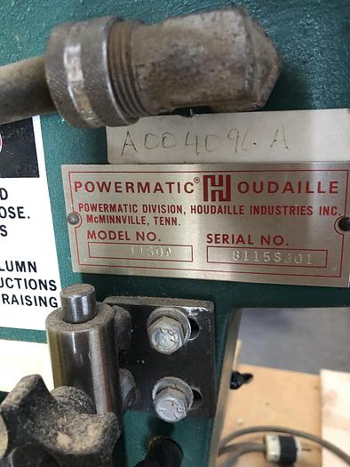 Used POWERMATIC 1150A DRILL PRESS