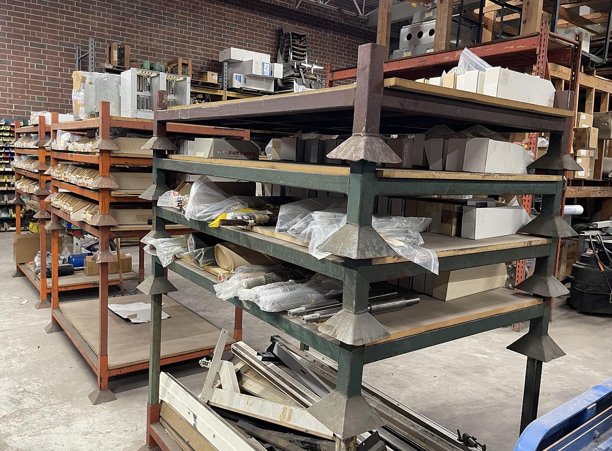 Used LARGE INVENTORY OF NEW BALESTRINI, COMEC AND CAMAM MACHINE PARTS AND ACCESSORIES