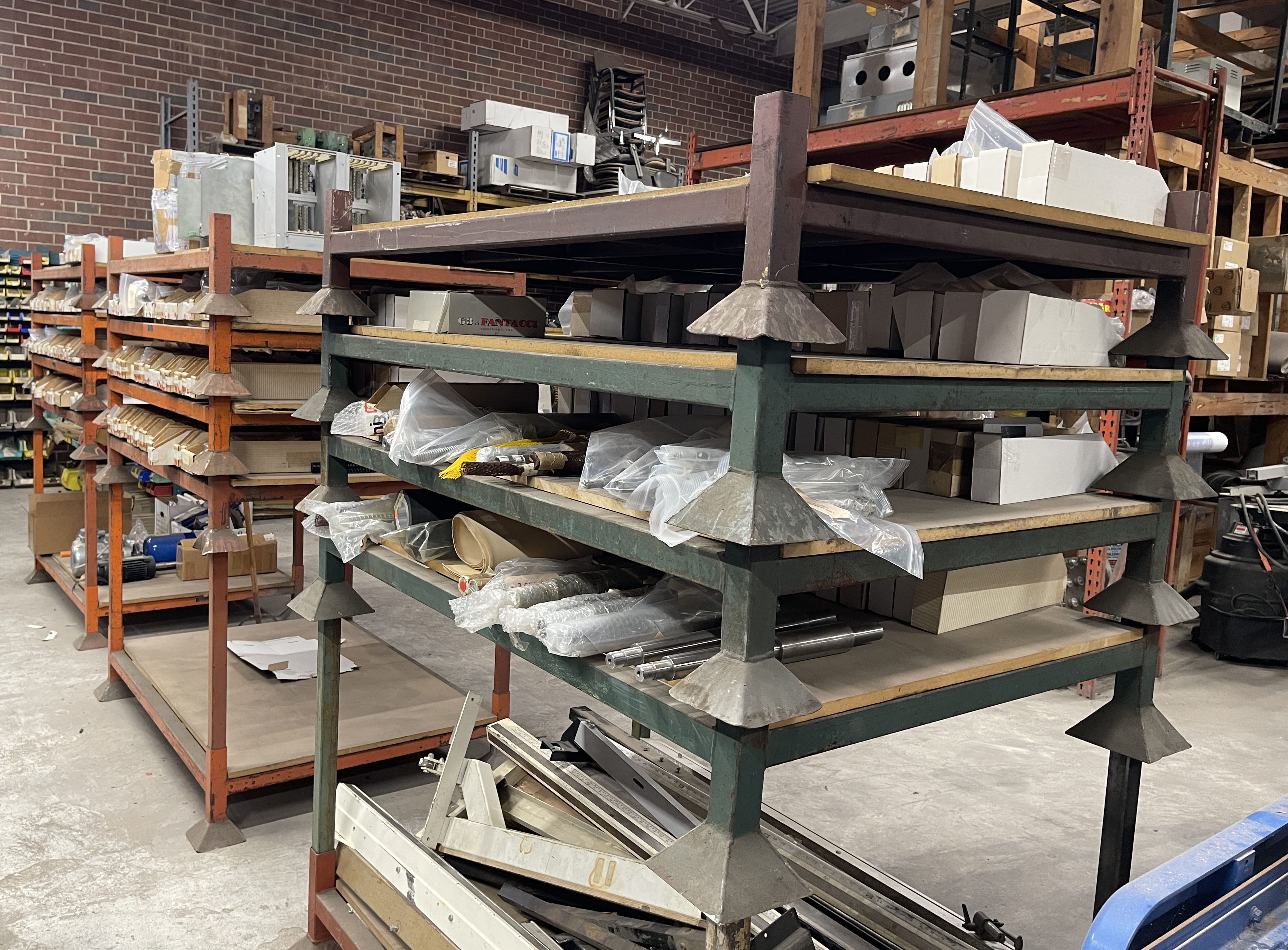 Used LARGE INVENTORY OF NEW BALESTRINI, COMEC AND CAMAM MACHINE PARTS AND ACCESSORIES 