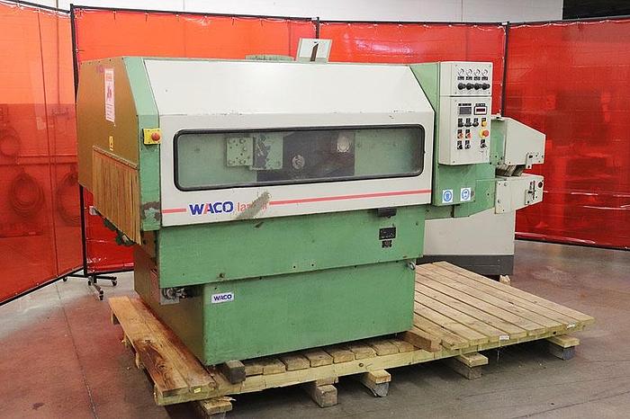 Used WACO LAMELL-90, 24 INCH DIP-CHAIN GANG RIPSAW