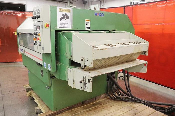 Used WACO LAMELL-90, 24 INCH DIP-CHAIN GANG RIPSAW