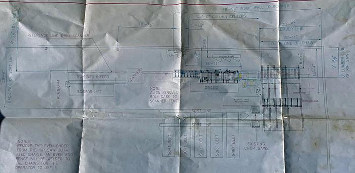 Used WEINIG GRECON-DIMTER / RAIMANN KR/US 3-BV, 18 INCH SELECT-A-RIP GANG RIPSAW SYSTEM