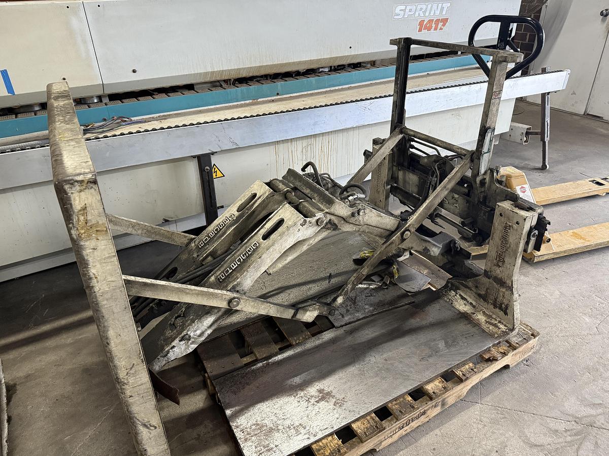 Used LOT OF (3) CASCADE 4,500 LB. SLIP-SHEET PUSH/PULL FORK-CARRIAGE ATTACHMENTS