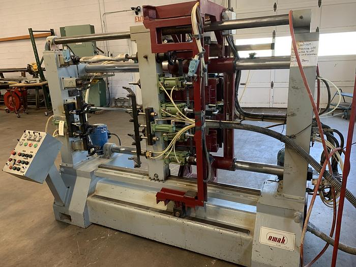 Used OMAB CHIP-100, 4-SPINDLE COPY SHAPER