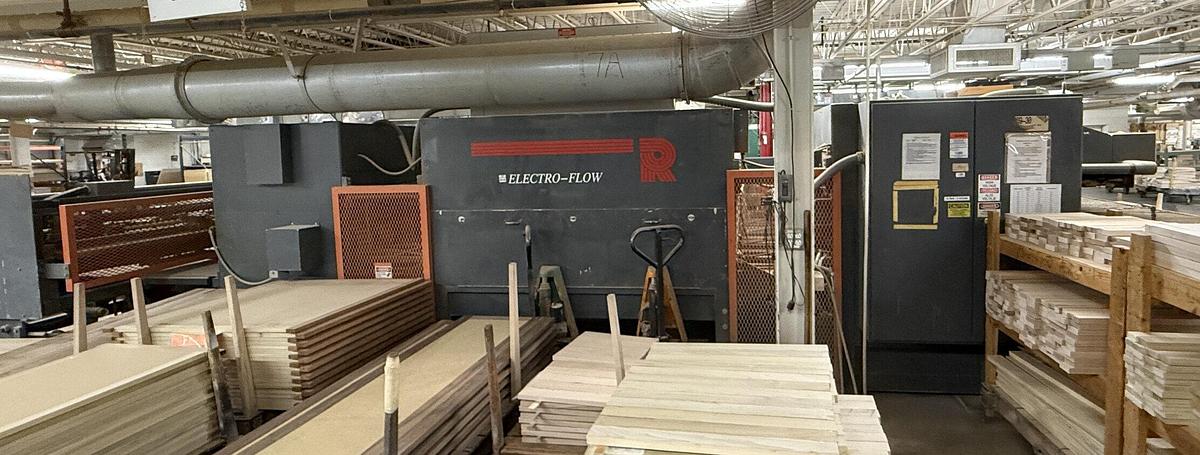 Used ROSENQUIST EF-100 ELECTRO-FLOW FEED-THROUGH RADIO-FREQUENCY GLUER