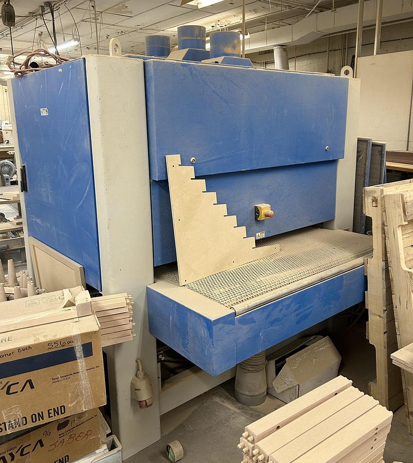 Used HOUFEK 1300RC 52" DOUBLE-HEAD WIDE-BELT SANDER