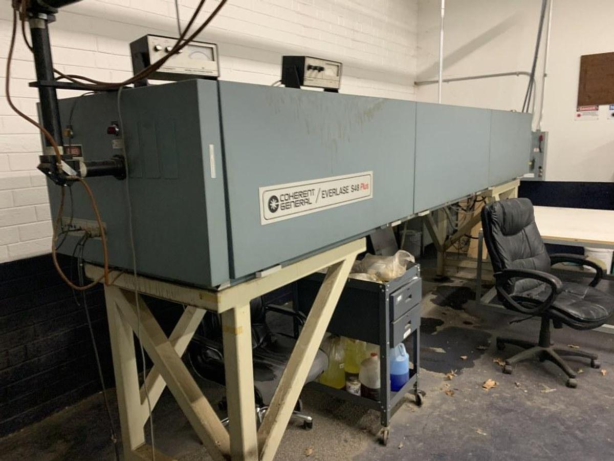 Used COHERENT GENERAL EVERLASE, S48 PLUS CO2 CNC LASER