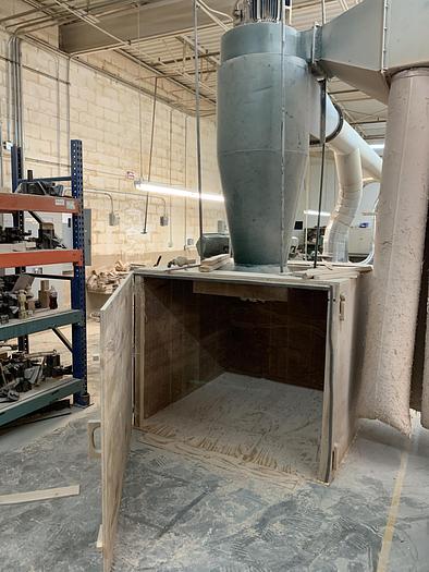 Used TORET STYLE 15 HP COMBINATION CYCLONE & 12-BAG DUST-COLLECTOR