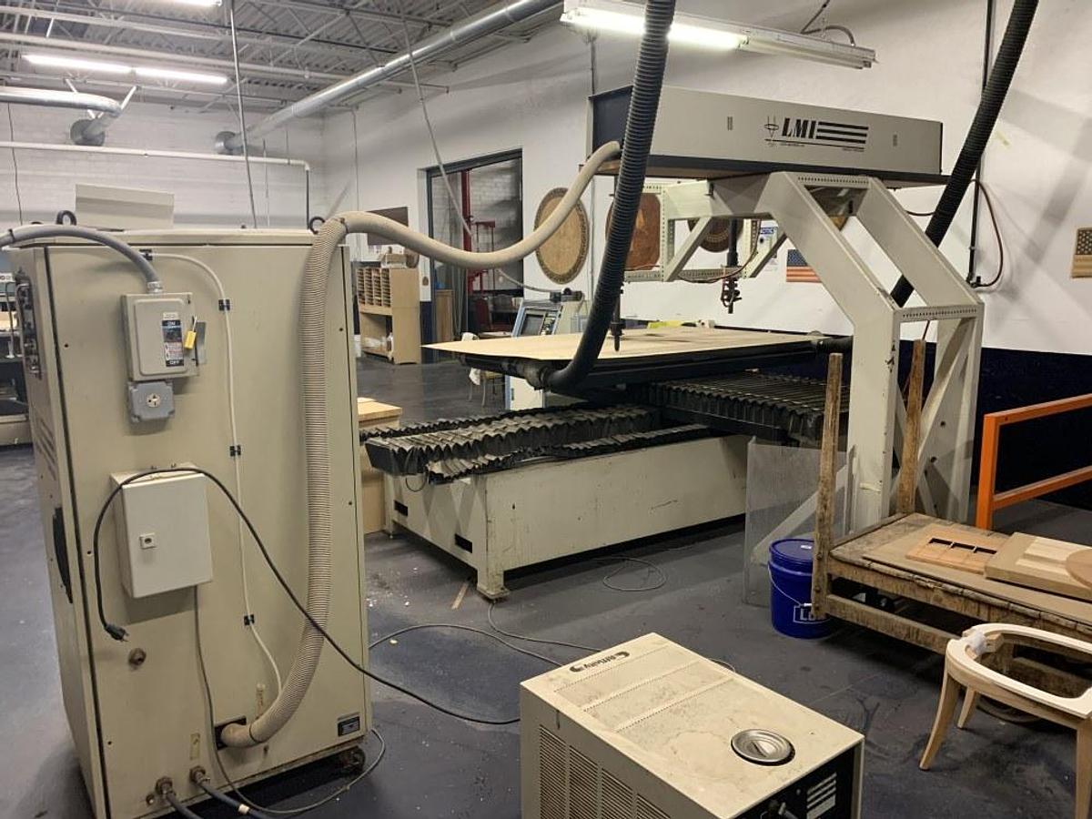 Used COHERENT GENERAL EVERLASE, S48 PLUS CO2 CNC LASER
