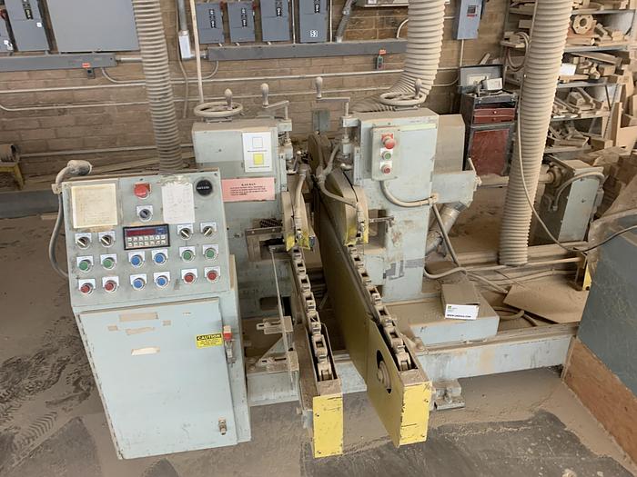 Used DOUBLE-END FEED THROUGH TRIM MACHINE
