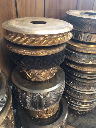 Used PISTORIOUS AM-270 ROTARY COMPOSITION PRESS W/ CONCAVE EMBOSSING WHEELS