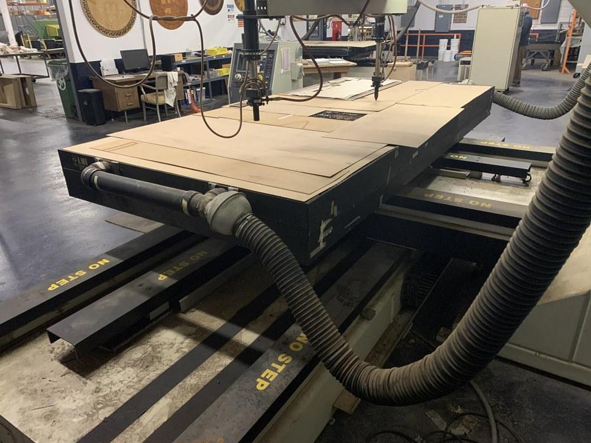 Used COHERENT GENERAL EVERLASE, S48 PLUS CO2 CNC LASER