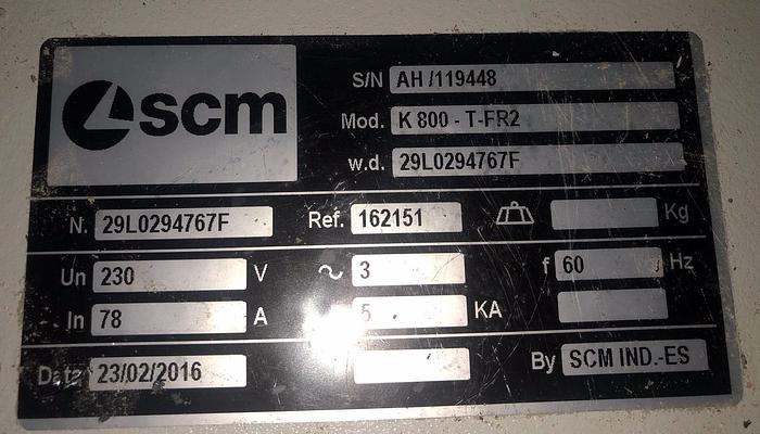 Used SCMI OLYMPIC K-800-T-FR2 EGDE-BANDER