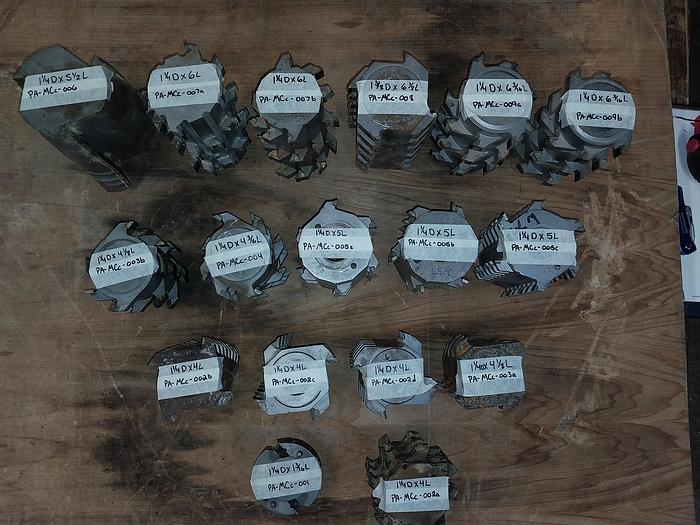 Used MOULDER CUTTERHEADS OF VARIOUS SIZE(S)