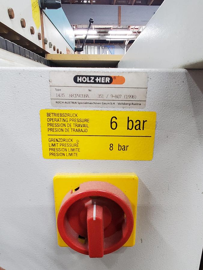 Used HOLZ-HER 1435 SF-C-PVC SINGLE-SIDED EDGE-BANDER