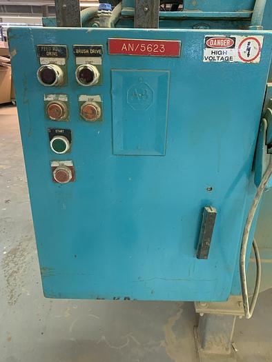 Used BLACK-BROTHERS 52" TOP AND BOTTOM PANEL CLEANING BRUSH MACHINE