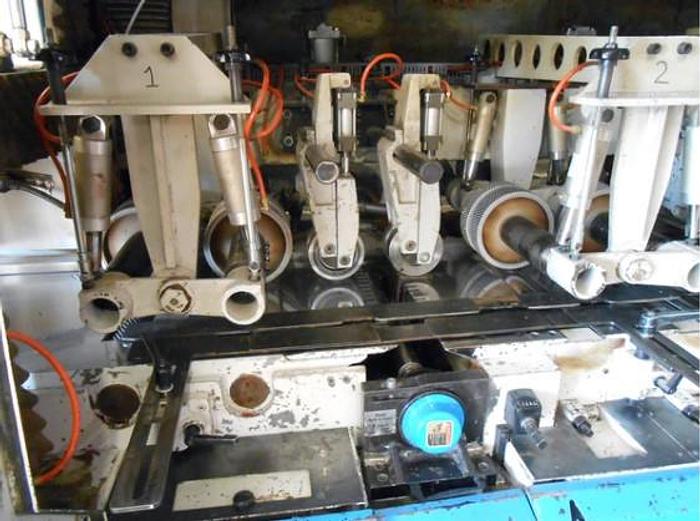 Used LEADERMAC PLANERMAC 445, 18" TOP AND BOTTOM, 4-HEAD HIGH SPEED PLANER-MOULDER