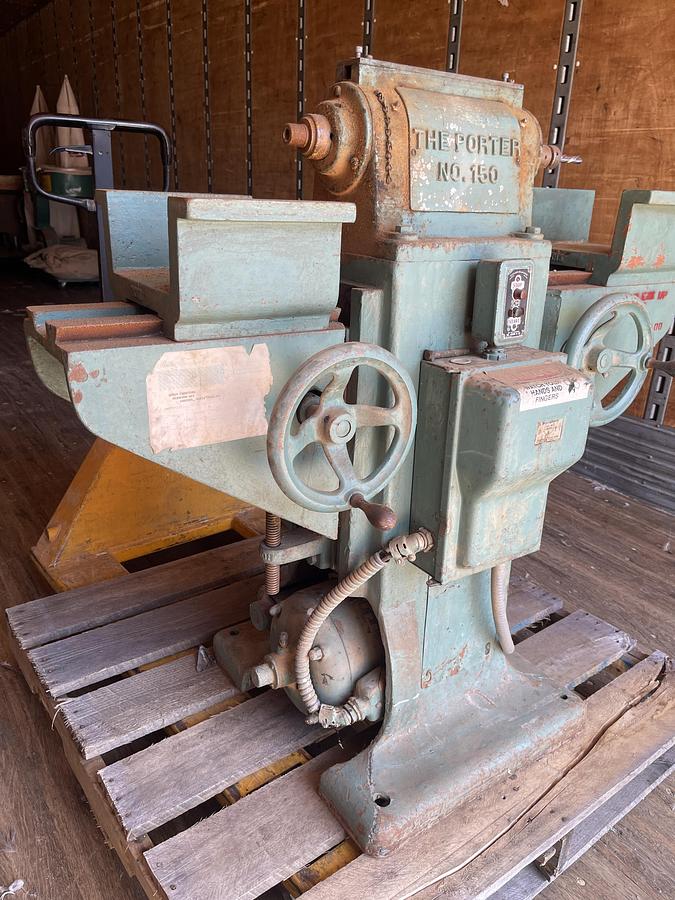 Used PORTER, NO. 150 DOUBLE-SIDED BUCK SHAPER