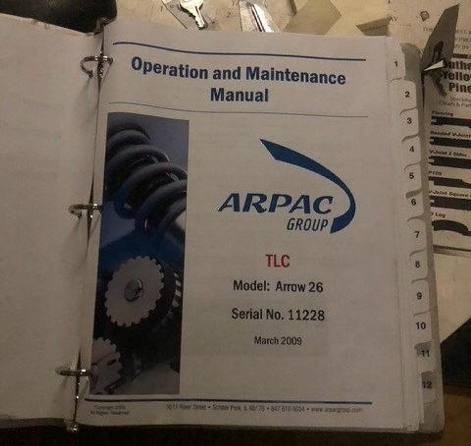 Used ARPAC ARROW-26 BAR SHRINK-WRAP MACHINE