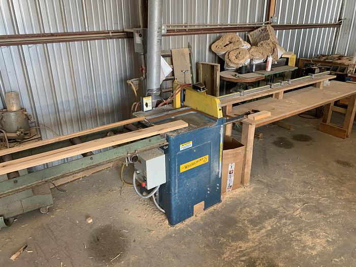 Used WHIRLWIND 212R UPCUT SAW WORKSTATION
