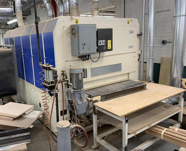 Used HEESEMAN ISM-8, 52 INCH WIDE-BELT FINISH SANDER