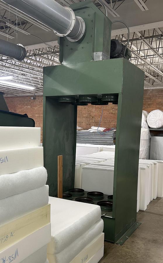 Used FIBER CONTROLS D-10(Z38) FIBER OPENING & BLOWING TYPE PILLOW/CUSHION STUFFING/FILLIING SYSTEM