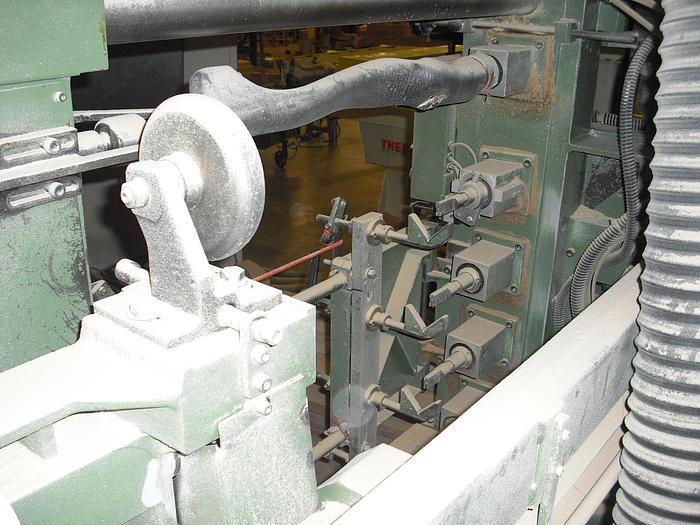 Used BACCI T4MO, 4-SPINDLE COPY SHAPER WITH SANDERS