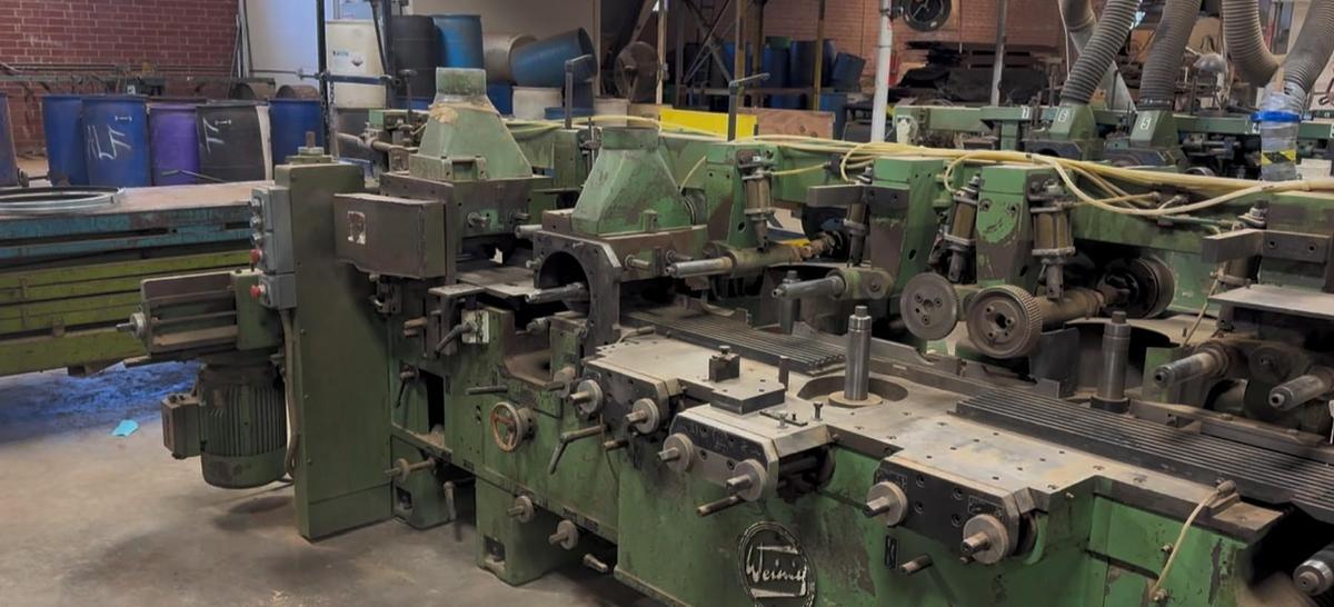 Used WEINIG UNIMAT-22N, 8-HEAD MOULDER