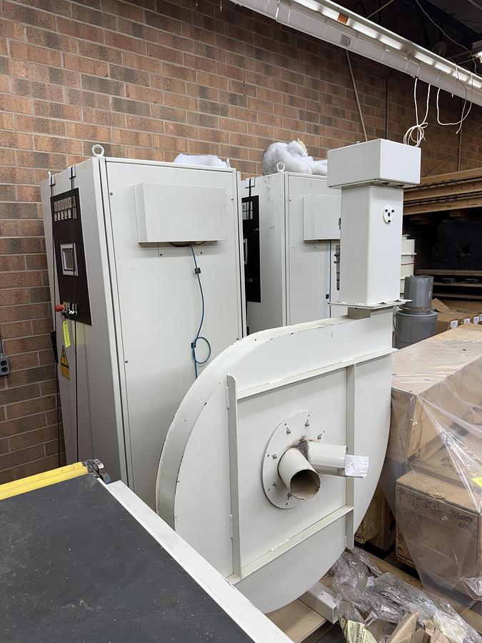 Used DMC UNISAND 2000-1, 52" 5-HEAD TOP AND 3-HEAD BOTTOM WIDE-BELT SANDER